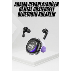 Mey İthalat® Kablosuz Dijital Göstergeli Powerbanklı IOS ve  Android Uyumlu Gaming Kulaklık
