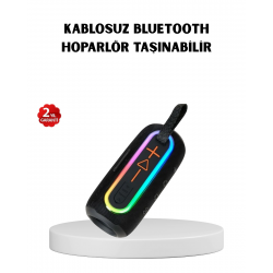 Mey İthalat® Kablosuz Hoparlör – Bluetooth 5.1, Güçlü Bas ve 10 Metre Menzil