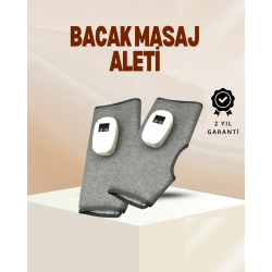 Mey İthalat® Kablosuz Isıtmalı Baldır Masaj Aleti – 3 Hava Basınçlı, Titreşimli ve Sıcak Kompres Fonksiyonlu