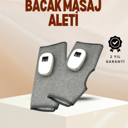Mey İthalat® Kablosuz Isıtmalı Baldır Masaj Aleti – 3 Hava Basınçlı, Titreşimli ve Sıcak Kompres Fonksiyonlu