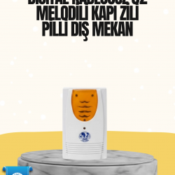 Mey İthalat® Kablosuz Kapı Zili Düzenli ve Konforlu Yaşam Alanları İçin