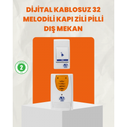 Mey İthalat® Kablosuz Kapı Zili Ev ve Ofis İçin Konforlu Çözüm