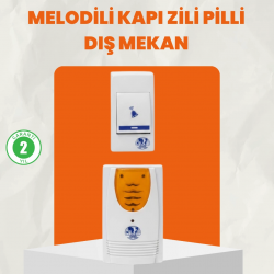 Mey İthalat® Kablosuz Kapı Zili Ev ve Ofis İçin Konforlu Çözüm