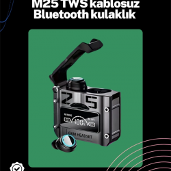 Mey İthalat® Kablosuz Kulak İçi Kulaklık | Gecikmesiz Oyun Modu | IOS ve Android Uyumlu