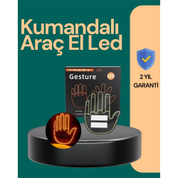 Mey İthalat® Kablosuz Kumandalı LED Jest Işığı – 3 Modlu Araba Arkası Mesaj Işığı, 203 LED ile Yüksek Parlaklık