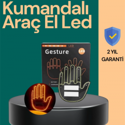 Mey İthalat® Kablosuz Kumandalı LED Jest Işığı – 3 Modlu Araba Arkası Mesaj Işığı, 203 LED ile Yüksek Parlaklık