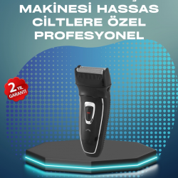 Mey İthalat® Kablosuz Kuru Tıraş Makinesi Folyo Başlıklı