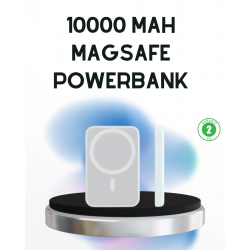 Mey İthalat® Kablosuz MagSafe Powerbank – iPhone Uyumlu, 10000 mAh, Isı Dağılımlı