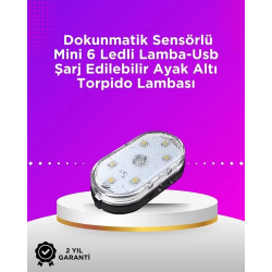 Mey İthalat® Kablosuz Manyetik Montajlı Araba İçin 7 Renkli Ambiyans Işığı Seti