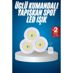 Mey İthalat® Kablosuz Pilli Işıldak  Masa Lambası Mutfak Tezgah Altı Banyo Dolabı Dolap İçi