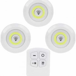 Mey İthalat® Kablosuz Pilli Işıldak  Masa Lambası Mutfak Tezgah Altı Banyo Dolabı Dolap İçi