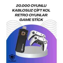Mey İthalat® Kablosuz Retro Oyun Konsolu – Binlerce Oyun ve HD Görüntü ile Keyifli Oyun Deneyimi