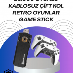 Mey İthalat® Kablosuz Retro Oyun Konsolu – Binlerce Oyun ve HD Görüntü ile Keyifli Oyun Deneyimi