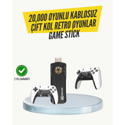 Mey İthalat® Kablosuz Retro Oyun Konsolu – Geniş Oyun Kütüphanesi ve HD Görüntü ile Sonsuz Eğlence