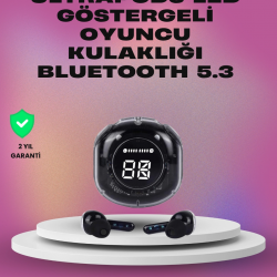 Mey İthalat® Kablosuz Şarj Destekli Hafif ve Güçlü Kulaklık