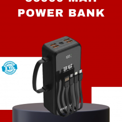 Mey İthalat® Kablosuz Şarj Özellikli Güç Bankası Gün Boyu Kesintisiz Enerji