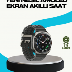 Mey İthalat® Kablosuz Şarjlı Akıllı Saat Tüm Telefonlarla Uyumlu Çok Fonksiyonlu