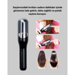 Mey İthalat® Kablosuz Şarjlı Saç Düzeltici Makine RH-6668 Ev Tipi Bakım Cihazı