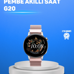 Mey İthalat® Kablosuz Şarjlı Tam Ekran Akıllı Saat – Türkçe Dil Desteği ve Uzun Pil Ömrü