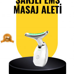 Mey İthalat® Kablosuz Şarjlı Yüz Masaj Cihazı | Cilt Yenileyici ve Nem Dengeleyici