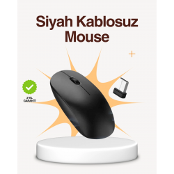 Mey İthalat® Kablosuz Sessiz Mouse – Ayarlanabilir DPI ve USB Bağlantılı