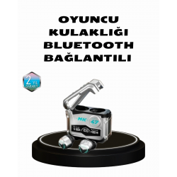 Mey İthalat® Kablosuz Spor Kulaklık – Düşük Gecikmeli Oyun Modu, Powerbank Şarj Kutusu