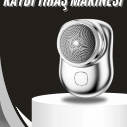 Mey İthalat® Kablosuz Tıraş Makinesi Günlük Hızlı Taşınabilir Şarjlı Yuvarlak Paslanmaz Çelik