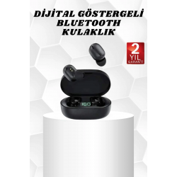 Mey İthalat® Kablosuz TWS Kulaklık Kulak İçi Mikrofonlu Bleuetooth Kulaklık Yüksek Ses Kaliteli