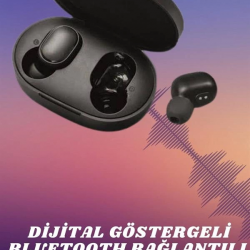Mey İthalat® Kablosuz TWS Kulaklık Kulak İçi Mikrofonlu Bleuetooth Kulaklık Yüksek Ses Kaliteli