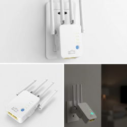 Mey İthalat® Kablosuz WiFi Tekrarlayıcı 300Mbps