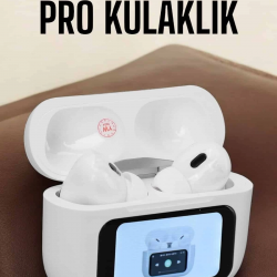 Mey İthalat® Kablosuz Yeni Nesil Bluetooth Bağlantılı Dokunmatik Ekranlı Kulak İçi Pro