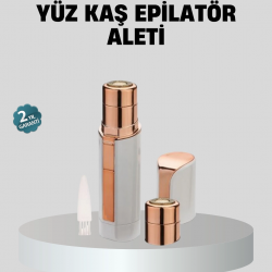 Mey İthalat® Kadınlar İçin Yüz ve Kaş Epilatörü – Hassas Cilt Dostu, Pil ile Çalışan, Taşınabilir ve Şık Tasarım