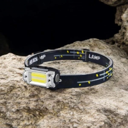 Mey İthalat® Kafa Lambası El Fenerli Kamp Lambası USB Şarjlı Esnek Lamba