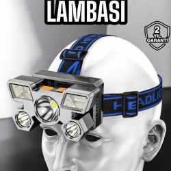 Mey İthalat® Kafa Lambası Hafif ve Esnek Çift Anahtarlı Far Led Işık