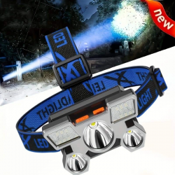 Mey İthalat® Kafa Lambası Hafif ve Esnek Çift Anahtarlı Far Led Işık