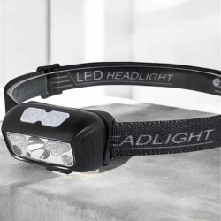 Mey İthalat® Kafa Lambası Kamp Lambası Sensörlü Şarjlı Ayarlanabilir