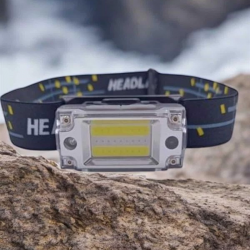 Mey İthalat® Kafa Lambası Led Fener Pratik Taşınabilir Ayarlanabilir USB Şarjlı