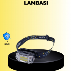 Mey İthalat® Kafa Lambası Led Fener Pratik Taşınabilir Ayarlanabilir USB Şarjlı