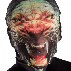 Mey İthalat® Kafaya Tam Geçmeli Aslan Maskesi - Streç Aslan Maskesi Model 3