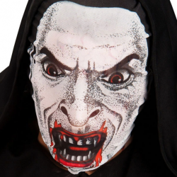 Mey İthalat® Kafaya Tam Geçmeli Bez Vampir Maskesi - Streç Korku Maskesi - 3D Baskılı Maske Model 2