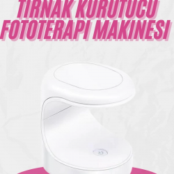 Mey İthalat® Kalıcı Oje Kurutucu Mini UV Işınlı Taşınabilir Hızlı ve Pratik Oje Kurutucu