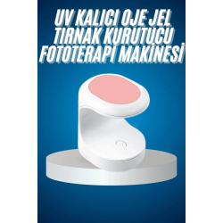 Mey İthalat® Kalıcı Oje Kurutucu UV Led Teknolojisi Taşınabilir Mini Tırnak Kurutucu