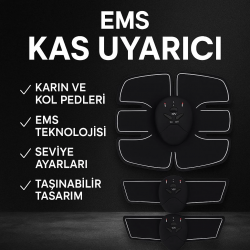 Mey İthalat® A Kalite Orijinal EMS Spor Aleti Titreşimli 2025 Seri Kas Geliştirme Cihazı