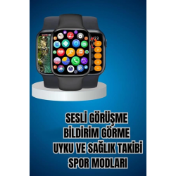 Mey İthalat® Kaliteli Akıllı Saat ve Kaliteli Bluetooth Kulaklık ANC Özelliği Uzun Pil Ömrü