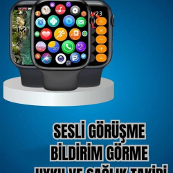 Mey İthalat® Kaliteli Akıllı Saat ve Kaliteli Bluetooth Kulaklık ANC Özelliği Uzun Pil Ömrü