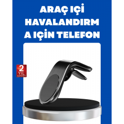 Mey İthalat® Kalorifer Izgaralı Manyetik Telefon Tutucu – Sarsıntı Geçirmez