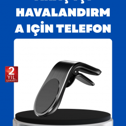 Mey İthalat® Kalorifer Izgaralı Manyetik Telefon Tutucu – Sarsıntı Geçirmez