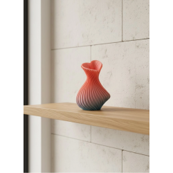 Mey İthalat® Kalp Tasarımlı Modern Dekor Vazo 15 cm Şık ve Estetik Görünüm