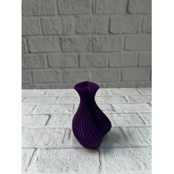 Mey İthalat® Kalpli Mor Mini Vazo 5 cm Dekoratif Masa Üstü Aksesuar