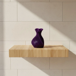 Mey İthalat® KALPLİ VAZO MOR